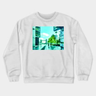 The South Bank Near Tower Bridge Crewneck Sweatshirt